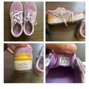 Purple vans shoes